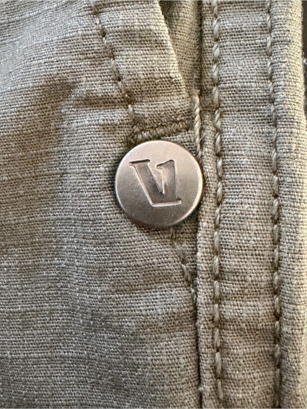 Vuori Ripstop Climber Pant Olive Green. 28” inseam. Size Small. Cotton. - Picture 5 of 8